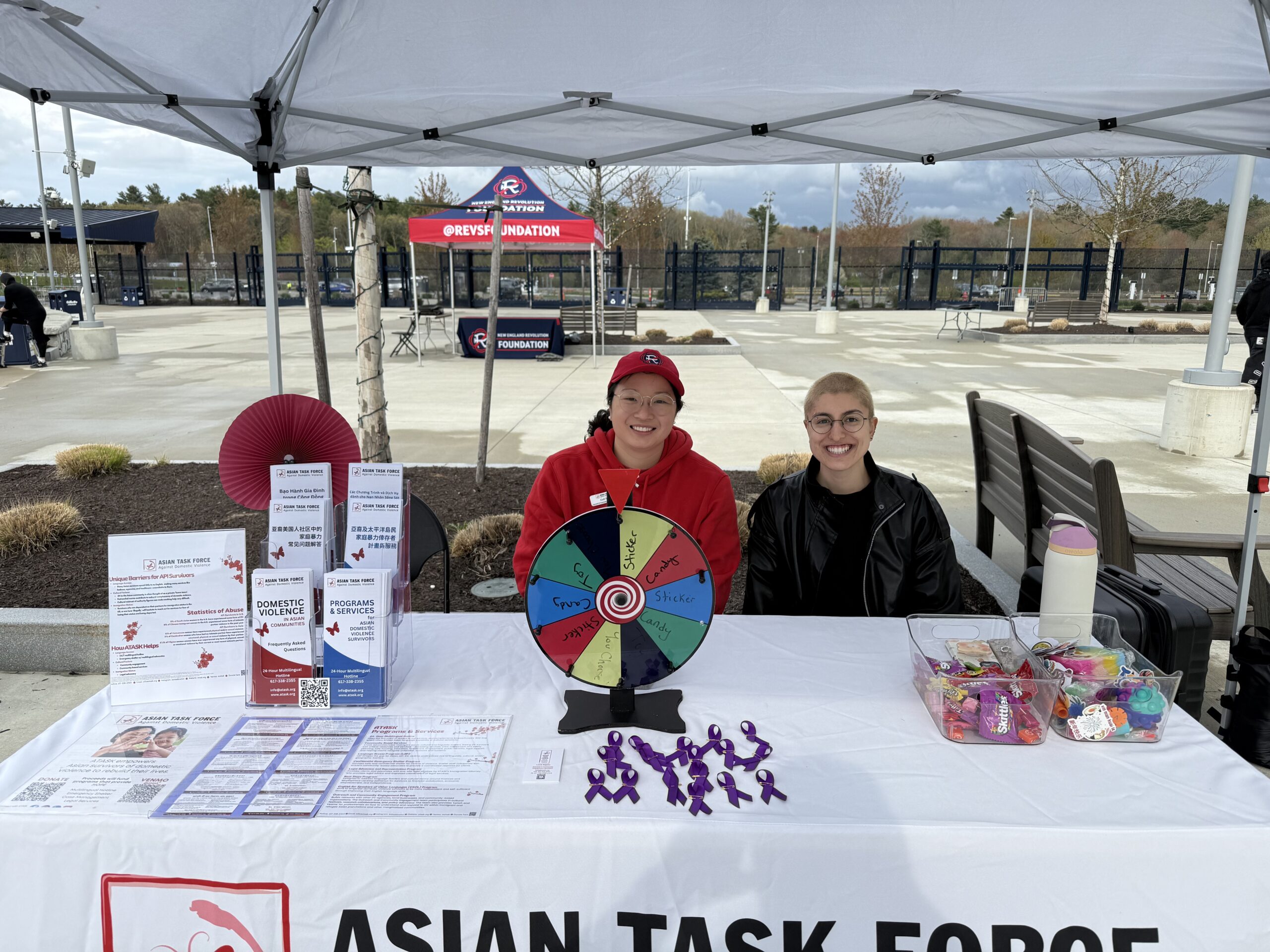Tabling at the AAPI Night at New England Revolution, May 2026